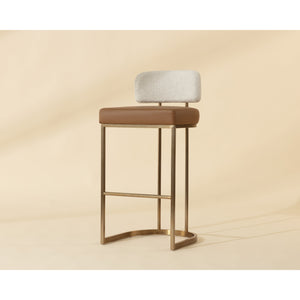 Larissa Barstool - Napa Cognac / Rhea Light Barley