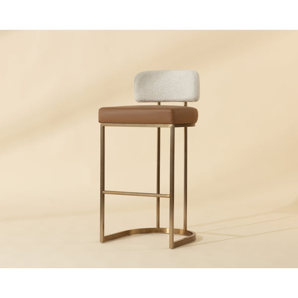 Larissa Barstool - Napa Cognac / Rhea Light Barley