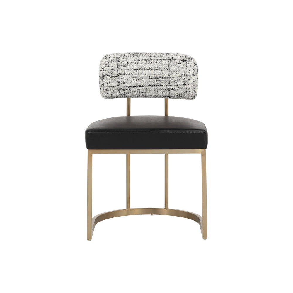 Larissa Dining Chair - Bravo Black / Halton Birch