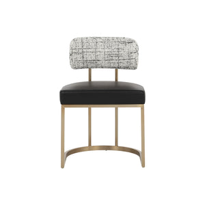 Larissa Dining Chair - Bravo Black / Halton Birch