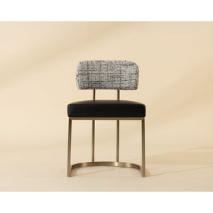 Larissa Dining Chair - Bravo Black / Halton Birch