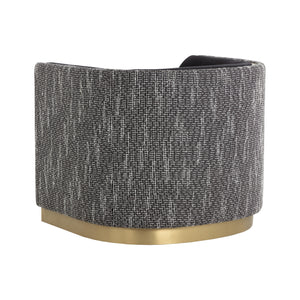 Larron Armchair - Abbington Black / Hobbes Night