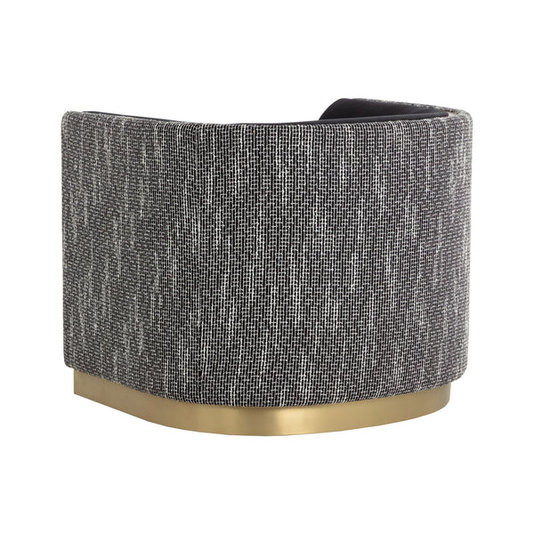 Larron Armchair - Abbington Black / Hobbes Night