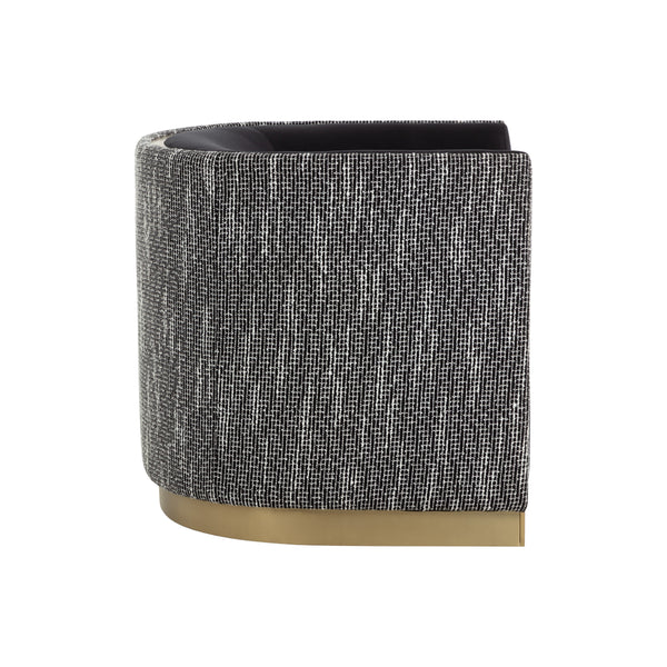 Larron Armchair - Abbington Black / Hobbes Night