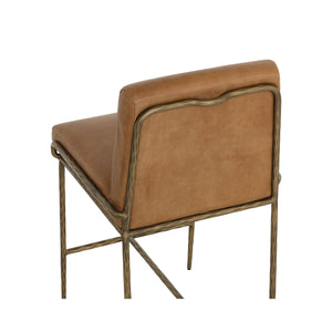 Lathan Counter Stool - Tan Leather