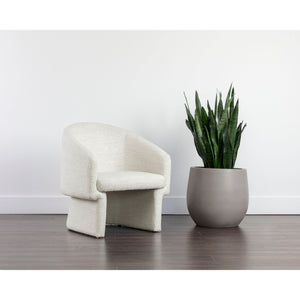 Lauryn Lounge Chair - Merino Pearl