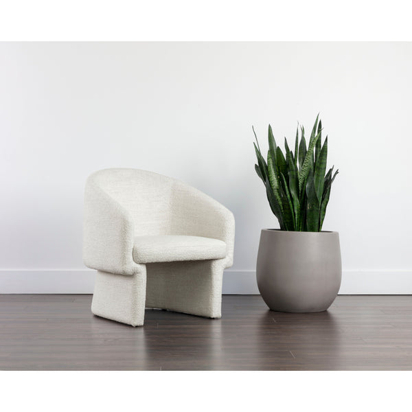 Lauryn Lounge Chair - Merino Pearl