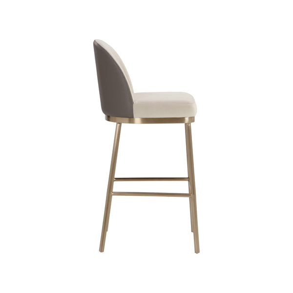 Lavania Barstool - Meg Taupe / Porcini Taupe