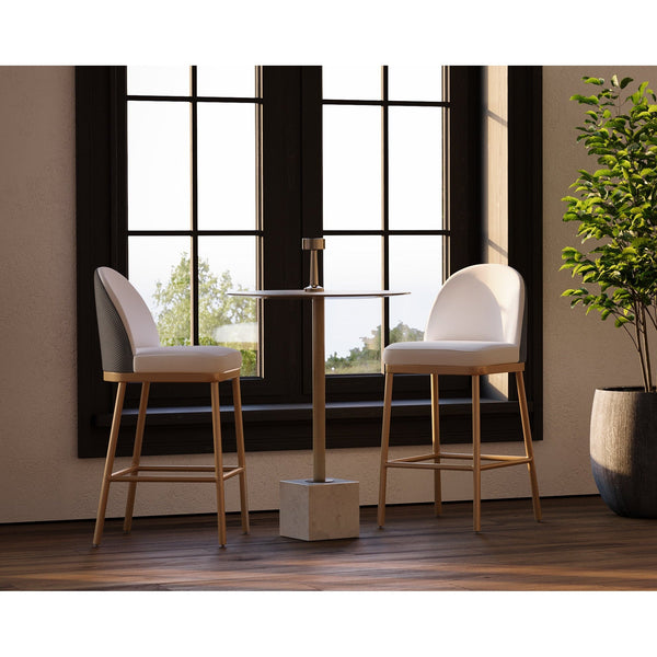 Lavania Counter Stool - Meg Taupe / Porcini Taupe