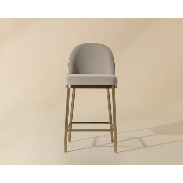 Lavania Counter Stool - Meg Taupe / Porcini Taupe