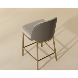 Lavania Counter Stool - Meg Taupe / Porcini Taupe