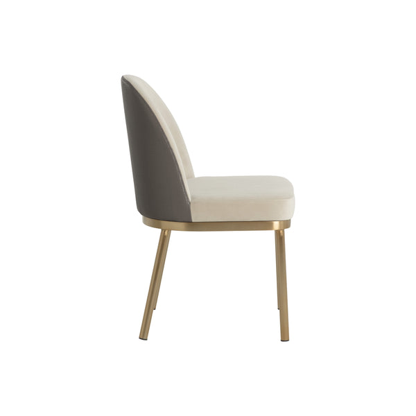Lavania Dining Chair - Meg Taupe / Porcini Taupe
