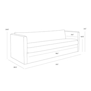 Leander Sofa - Danny Cream