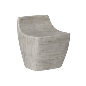 Ledger Stool - Ash Grey Wood Look