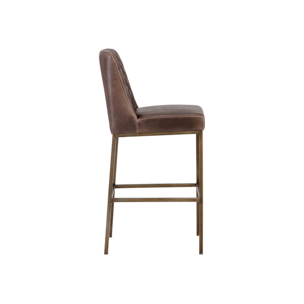 Leighland Barstool - Havana Dark Brown