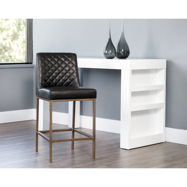 Leighland Counter Stool - Coal Black