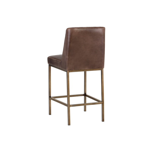 Leighland Counter Stool - Havana Dark Brown
