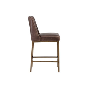 Leighland Counter Stool - Havana Dark Brown