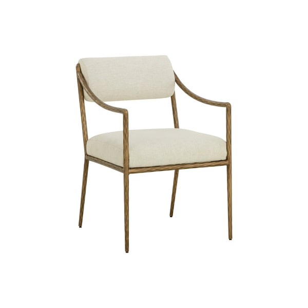 Leticia Dining Armchair - Geralt Linen