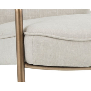 Lincoln Lounge Chair - Beige Linen