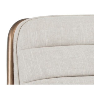Lincoln Lounge Chair - Beige Linen