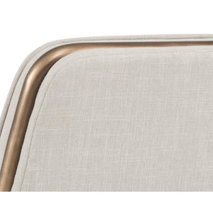 Lincoln Lounge Chair - Beige Linen
