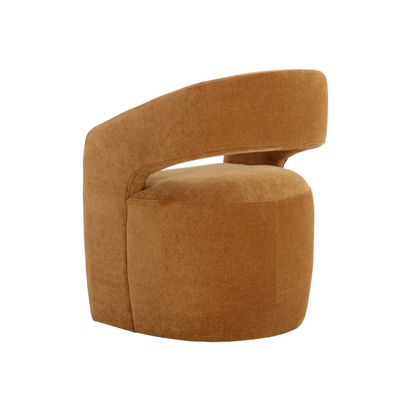 Lloret Wheeled Dining Armchair - Danny Amber
