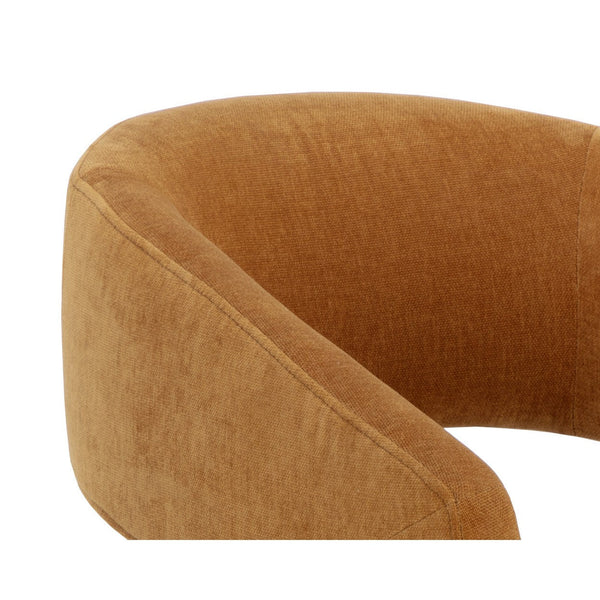 Lloret Wheeled Dining Armchair - Danny Amber