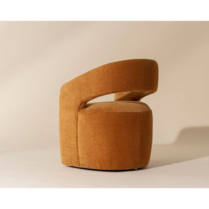 Lloret Wheeled Dining Armchair - Danny Amber