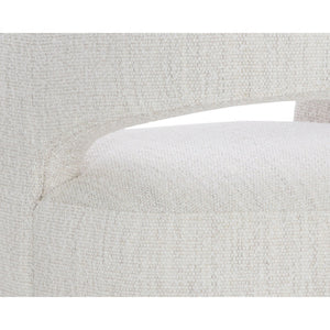 Lloret Wheeled Dining Armchair - Danny Iceberg