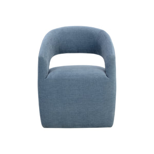 Lloret Wheeled Dining Armchair - Danny Iceberg