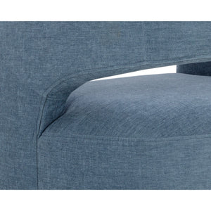 Lloret Wheeled Dining Armchair - Danny Iceberg