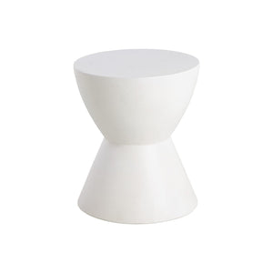 Logan End Table - White