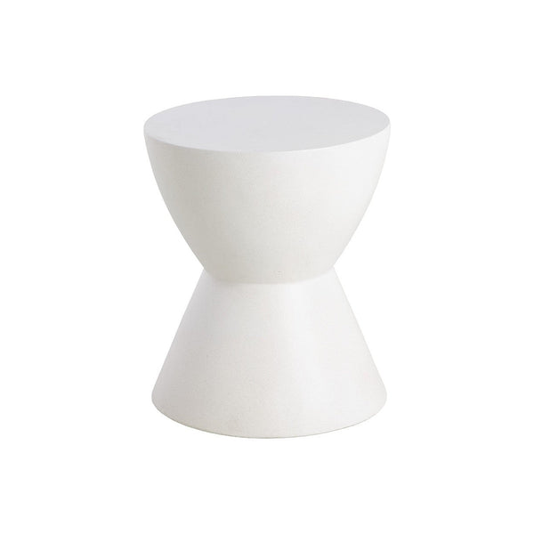 Logan End Table - White