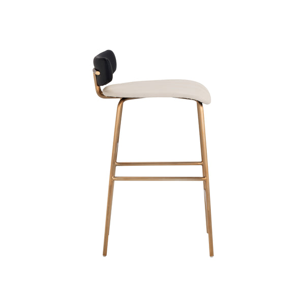 Lorelei Counter Stool - Dillon Cream / Dillon Black
