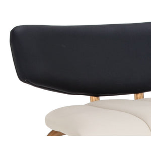 Lorelei Counter Stool - Dillon Cream / Dillon Black