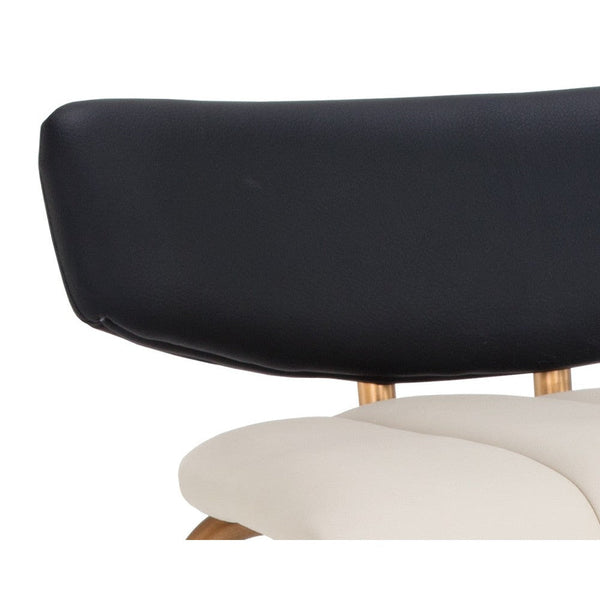 Lorelei Counter Stool - Dillon Cream / Dillon Black