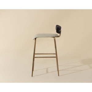 Lorelei Counter Stool - Dillon Cream / Dillon Black