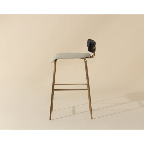 Lorelei Counter Stool - Dillon Cream / Dillon Black