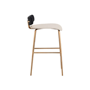 Lorelei Counter Stool - Dillon Cream / Dillon Black