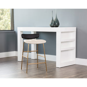 Lorelei Counter Stool - Dillon Cream / Dillon Black