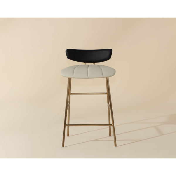 Lorelei Counter Stool - Dillon Cream / Dillon Black
