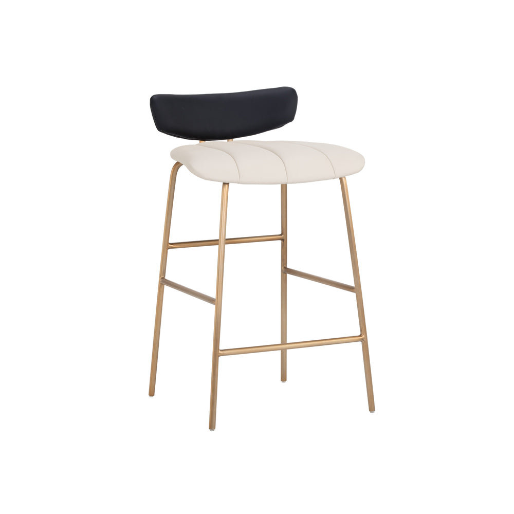 Lorelei Counter Stool - Dillon Cream / Dillon Black