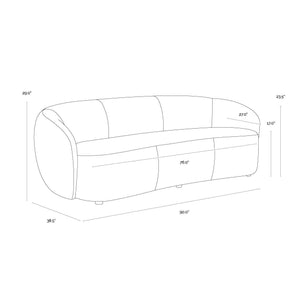 Lorne Sofa - Merino Pearl