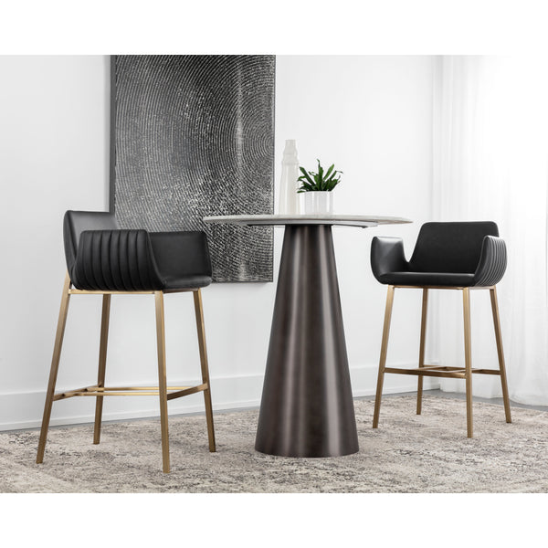 Lucano Barstool - Bravo Black