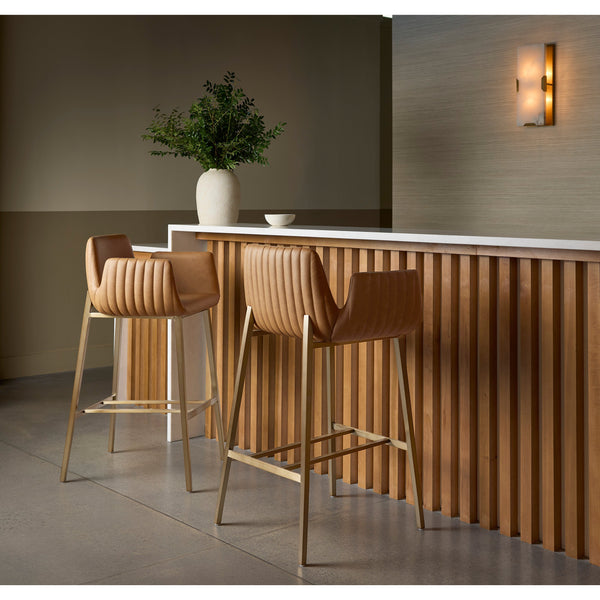 Lucano Barstool - Milliken Cognac