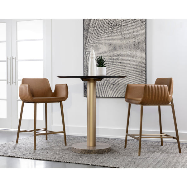 Lucano Counter Stool - Milliken Cognac