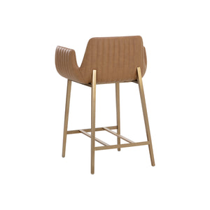 Lucano Counter Stool - Milliken Cognac