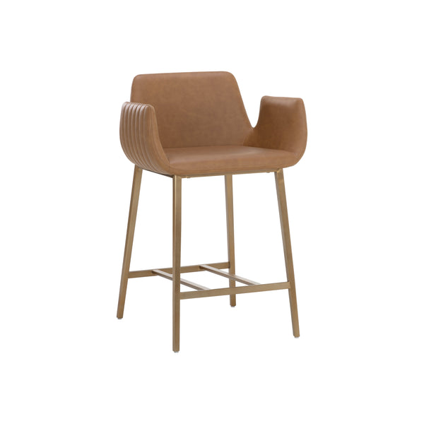 Lucano Counter Stool - Milliken Cognac