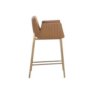 Lucano Counter Stool - Milliken Cognac
